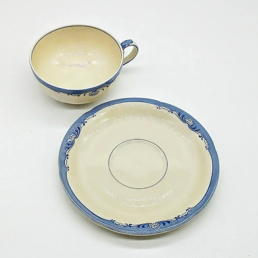 Vintage 1940s Konigl pr Tettau Porcelain Cup & Saucer